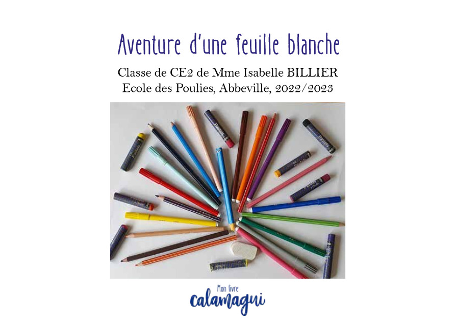 aventure d une feuille blanche mme billier